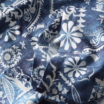 S1411-2XL 新品 アロハシャツ メンズ 半袖シャツ 薄手 夏 カジュアル 花柄 総柄 おしゃれ シルクのような質感 /水色_画像9