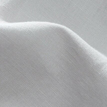 S2003-2XL 新品メンズ 綿麻混 半袖 シャツ 薄手 通気 無地 立ち襟 トップス 夏 カジュアル シャツ /ライトグレー_画像3