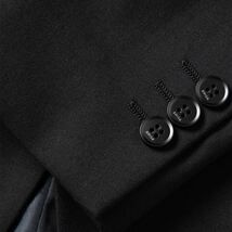 S1502-M ブラック/新品スーツカンパニー セットアップ 上下 ジャケット シングルパンツ 細身 高品質 春秋 ビジネス メンズ セットアップ_画像5