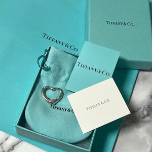 ティファニー オープンハート ペンダント　ネックレス　エルサペレッティー　 TIFFANY トップのみ　チャーム