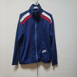 NIKE Nike jersey jacket Vintage men's L navy blue 