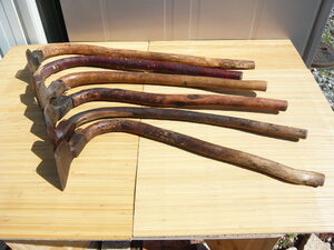 ! carpenter's tool [.*....*....* hand axe together 6 pcs set ] inspection ). large . worker tree carving . large .3 kind. god vessel old .. present condition pick up 