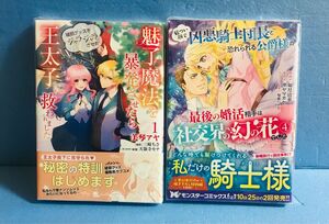  魅了魔法を暴発させたら破邪グッズ、厳つい顔で凶悪騎士団長と恐れられる4卷 ★コミック2冊セット