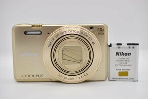 Nikon ニコン COOLPIX S7000 コンパクトデジタルカメラ ゴールド 動作ok