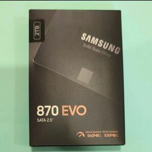 Samsung 870 EVO 2TB SATA 2.5インチ 内蔵 SSD MZ-77E2T0B/EC SSD SAMSUNG
