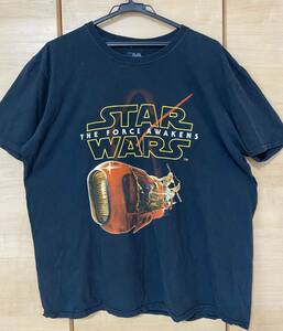 希少　スターウォーズ STARWARS EP7 Tシャツ 当時物　フォースの覚醒　THE FORCE AWAKENS