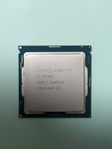 Intel CPU Core i7-9700K 3.60GHZ 動作確認済