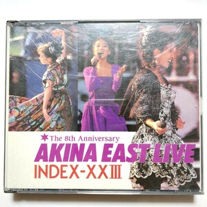 中森明菜 ライブアルバム 2CD 「EAST LIVE INDEX-XXⅢ」 イーストライヴ インデックス23 DESIRE ミ・アモーレ スローモーション 少女A 禁区