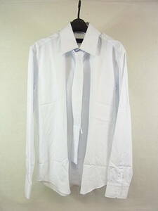## Louis Vuitton * necktie attaching stripe long sleeve shirt L##
