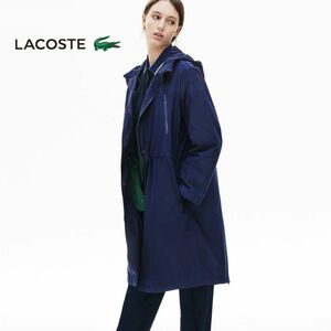 【美品】【梅雨シーズン】LACOSTE ラコステ リバーシブル 撥水 ジャケット 4イン1 サイズ38(L) ネイビー系