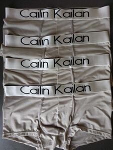 Cailin Kailan グレー XXLサイズ 4枚 メンズボクサーパンツ ボクサーパンツ メンズ 下着