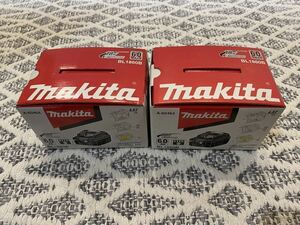 マキタmakita 18V 6.0Ah 電池 バッテリー BL1860B 純正 ２個セット