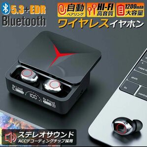 Bluetooth5.3 レシーバー トランスミッター & 完全ワイヤレスイヤホン Bluetooth5.3 EDR×2