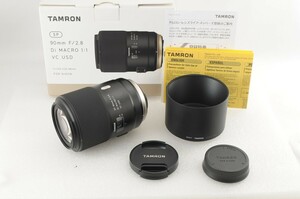 TAMRON タムロン SP 90mm F2.8 Di MACRO 1:1 VC USD NIKON ニコン F017N