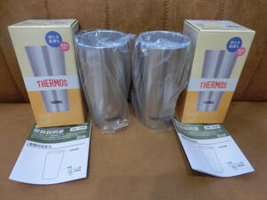  free shipping Thermos vacuum insulation tumbler 350ml stainless steel 2 piece set JDI-350 unused goods 