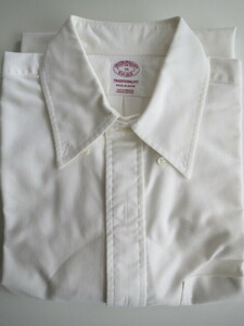 ◆Brooks Brothers for Ron Herman ロンハーマン別注 Short Sleeve Shirt 半袖シャツ 16サイズ(L) 白 中古着用品