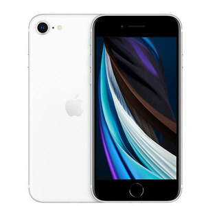 バッテリー80％以上 美品 iPhoneSE2 64GB ホワイト 第2世代 中古 SIMフリー SIMロック解除済