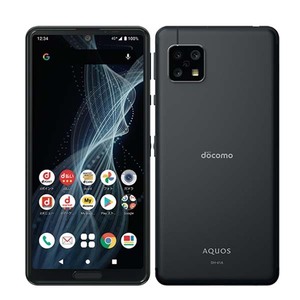 バッテリー80％以上 美品 SH-41A AQUOS sense4 ブラック 中古 SIMフリー SIMロック解除済