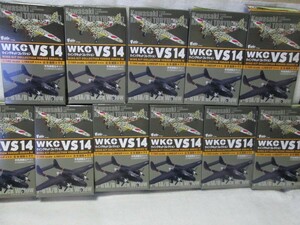 F-toys Wing комплект коллекция VS14 Secret 2 вид включено все 11 вид 2 тип . сиденье истребитель . дракон P-61 черный uidou фигурка Shokugan 