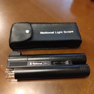 National　ライト付顕微鏡　ライトスコープ　FF-393