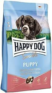 HAPPY DOG (ハッピードッグ) パピー サーモン&ポテト - スキンケア 子犬用 中型犬 大型犬 グルテンフリー 無添