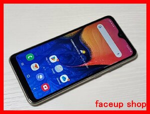 　★【40835WM】 完動品 au SCV46 SAMSUNG Galaxy A20 ホワイト 1円 ! 1スタ !