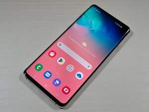 　★【40331WM】 完動品 楽天モバイル Galaxy S10 SM-G973C ホワイト 128GB 国内版SIMフリー 1円 ! 1スタ !