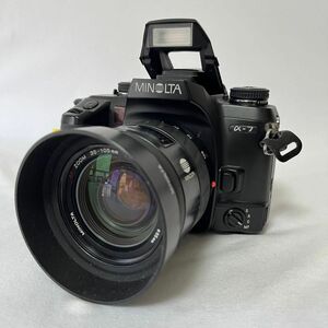 ★☆24-027【動作・美品】ミノルタMINOLTA α-７&標準レンズAF35-105 mm1:3.5-4.5