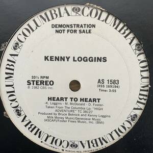 ◆ Kenny Loggins - Heart To Heart ◆12inch US盤 Promo ベストヒットUSA系!!