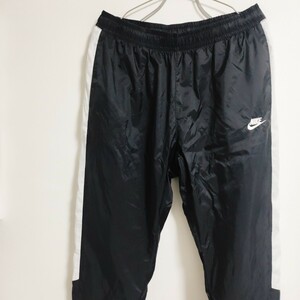 NIKE ウーブン ナイロンパンツ XXLサイズ 2XL ジャージ パンツ 黒 ブラック