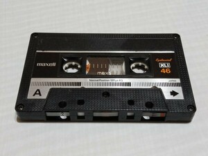 ☆超希少！廃盤品 maxell マクセル カセットテープ XL Ⅰ 46分 当時物カセット 美良品！☆