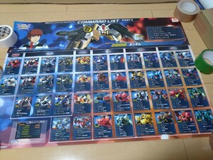 [ new goods unused 3 pieces set ] Gundam Extreme Versus 2 Cross boost A1 poster GUNDAM EXTREME VS2 X BOOST