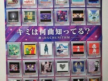 CHUNITHM CRYSTAL 曲目B1ポスター　チュウニズム　クリスタル_画像4