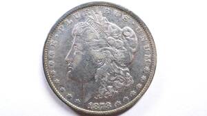 1878年 アメリカ合衆国 1ドル銀貨 モルガン ダラー USA one Dollar Silver.900 アメリカ コインコレクション品