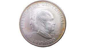 1995年 アメリカ合衆国 1ドル銀貨 アイゼンハワー生誕100年記念 US ONE DOLLAR Silver.900 アメリカ コインコレクション品