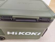  HiKOKI ハイコーキ コードレス冷温庫 UL18DB バッテリー2個ACアダプター付 充電式保冷温庫_画像3