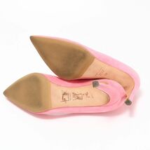 GP8537▽イタリア製 PELLICO ペリーコ スエードレザー ポインテッドトゥパンプス 靴 35/23cm相当 ピンク系_画像6