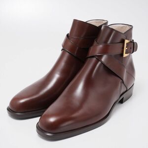 GP9633△伊製*バリー/BALLY*size6.5C（23.5cm相当) バックルストラップ*レザー ショートブーツ*アンクルブーツ*靴*BICKFORD*ブラウン