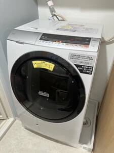 [ one part free shipping ] big drum BD-SX110CL* Hitachi * drum type laundry dryer * left opening * laundry 11kg dry 6kg*C09 error repair ending *2019 year made * automatic input 