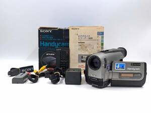 ★☆8mmテープのダビングに！ Video8/Hi8 対応 中古 良品 動作確認/点検清掃済 SONY ソニー Handycam ハンディカム CCD-TRV92 S-1067☆★