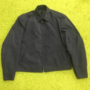 【made in USA】70's military vintage/USAIRFORSE/liteweightjacket/size38R/JPN L/SERVALbrasszipper/状態good/navy/