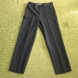 [made in USA]90's militaryclothing/USARMY/TROUSERS,MEN'S POLY:WOOL SERGE ARMY GREEN AG-489/35L/po60:wo40/brasszipper/