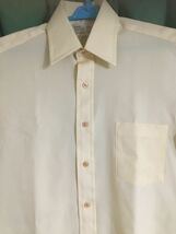 【made in USA】60's Americanclothing/deadstock/Sears/The Men's store/GoldenComfort/polyshirt/size15-33/ivory/Unionstamp/状態good/_画像4