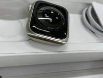 ★やや美品 Apple Watch Series8 41mm GPSモデル 32GB 最大容量100% MNP63J/A スターライト 中古 新古品 MT0668 _画像5