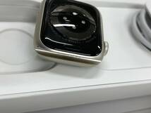 ★やや美品 Apple Watch Series8 41mm GPSモデル 32GB 最大容量100% MNP63J/A スターライト 中古 新古品 MT0668 _画像4