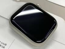 ★やや美品 Apple Watch Series8 41mm GPSモデル 32GB 最大容量100% MNP63J/A スターライト 中古 新古品 MT0668 _画像7