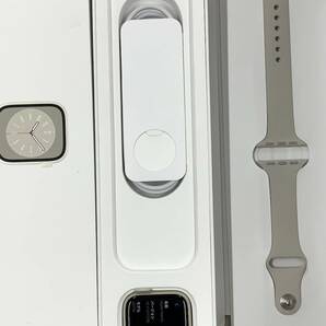 ★やや美品 Apple Watch Series8 41mm GPSモデル 32GB 最大容量100% MNP63J/A スターライト 中古 新古品 MT0668 