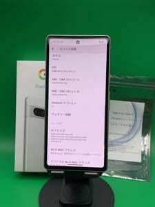 * ultimate beautiful goods Pixel 7a 128GB SIM free most high capacity excellent cheap SIM possible KDDI 0 Pixel 7a Snow used new old goods 628919