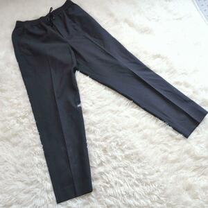 Le Soukruso-k[9 number ] casual pants waist rubber cord equipped 