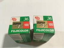 【未使用 未開封】1997～2000年頃 フジカラー SUPER HG V 100 日本製（インドネシア発売品）フィルム ２個 フジカラー FUJIFILM　FUJICOLOR_画像4